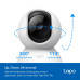 Camera IP Wireless interior TP-LINK Tapo C200C, 2MP, 1080 p, IR, Night Vision, alb