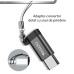 Adaptor Micro-USB la Type-C OTG Yesido GS04, plug & play, 480Mbps negru