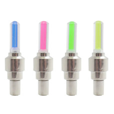 Capac Ventil pentru Bicicleta (set 4) Techsuit Firefly Light (THVB1) - Multicolor