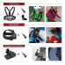 Kit Accesorii Camera Sport Techsuit SA15 pentru GoPro / SJCAM Series, 15in1, Negru Kit Accesorii Camera Sport Techsuit SA15 pentru GoPro / SJCAM Series, 15in1, Negru