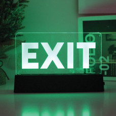 Lampa EXIT cu Lumina Verde 