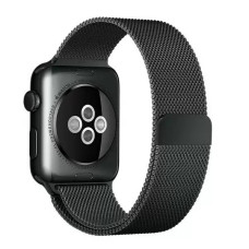 Curea Apple iWatch 38-40-41 mm Milanese Loop negru