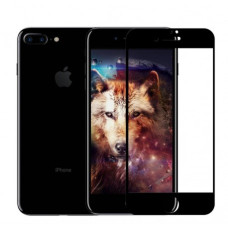 FOLIE STICLA 3D IPHONE 7 PLUS FULL FACE 3D NEAGRA