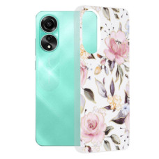 Husa Techsuit - Marble Series  pentru Oppo A78 4G - Chloe White