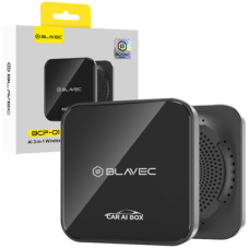 Blavec AI BOX Adaptor Carplay Android Auto wireless BCP-01 - Bluetooth Wifi + cabluri USB la Type C și Type C la Type C negru